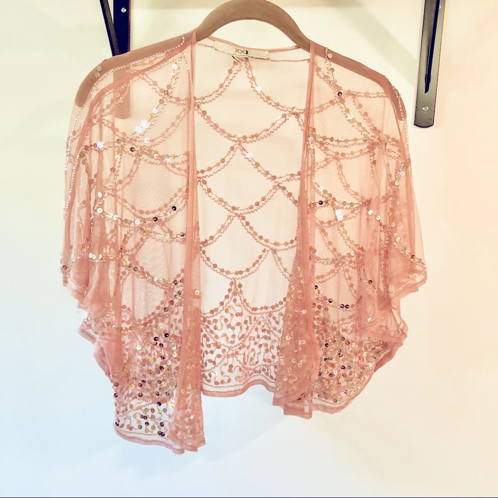 Forever 21 sequin kimono
